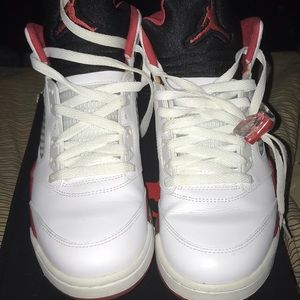 Fire red Jordan 5